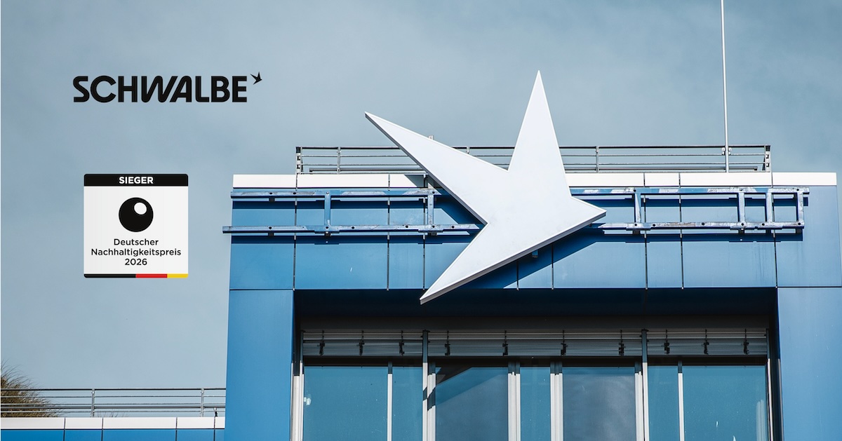 Schwalbe erhält den Deutschen Nachhaltigkeitspreis